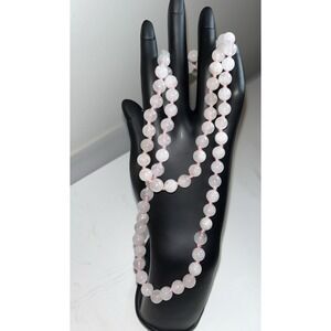 Necklace Jadeite Amethyst Knotted‎ Beads Pink Luxury Angelic Romantic Pastel